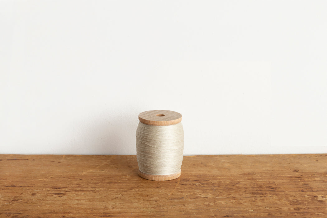 All Purpose 100% Cotton Thread On Wood Spool (Natural)