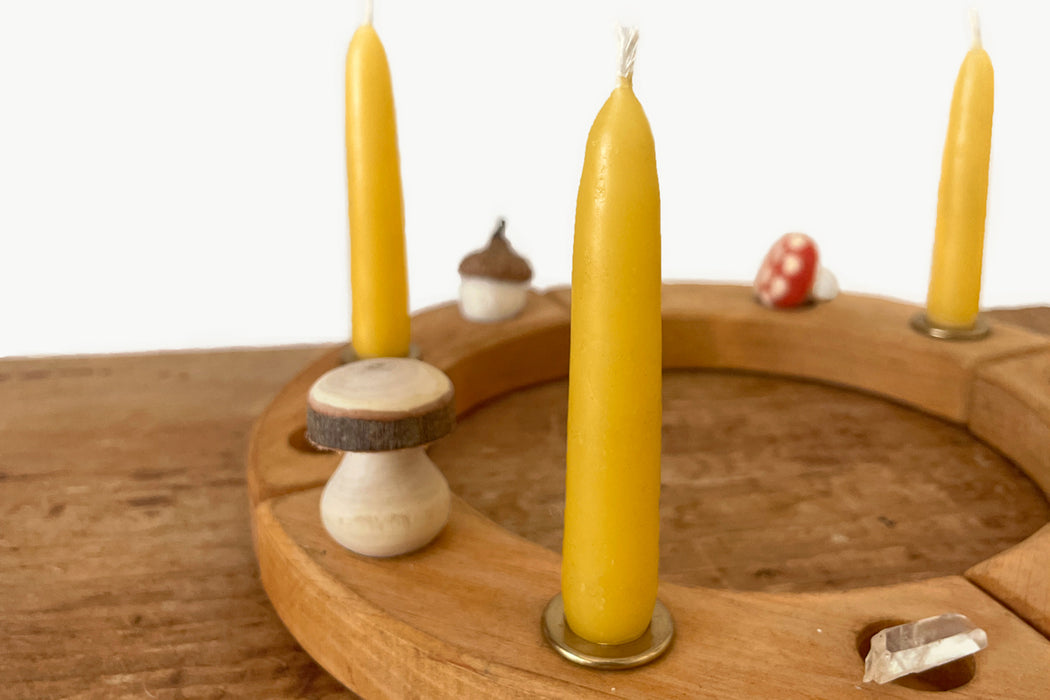 How to Make Hand Dipped Beeswax Candles: Candle Dipping Basics - the Making  Life