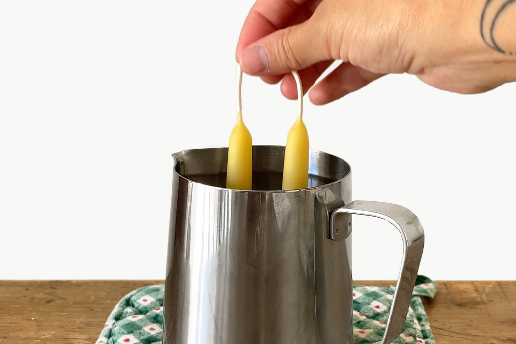 DIY Hand-Dipped Beeswax Candle Making Kit - Woodlark Shop