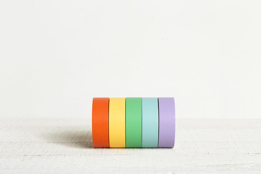 Washi Paper Tape Set (Rainbow)