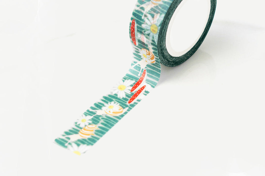 Washi Paper Tape (Garden Snail)