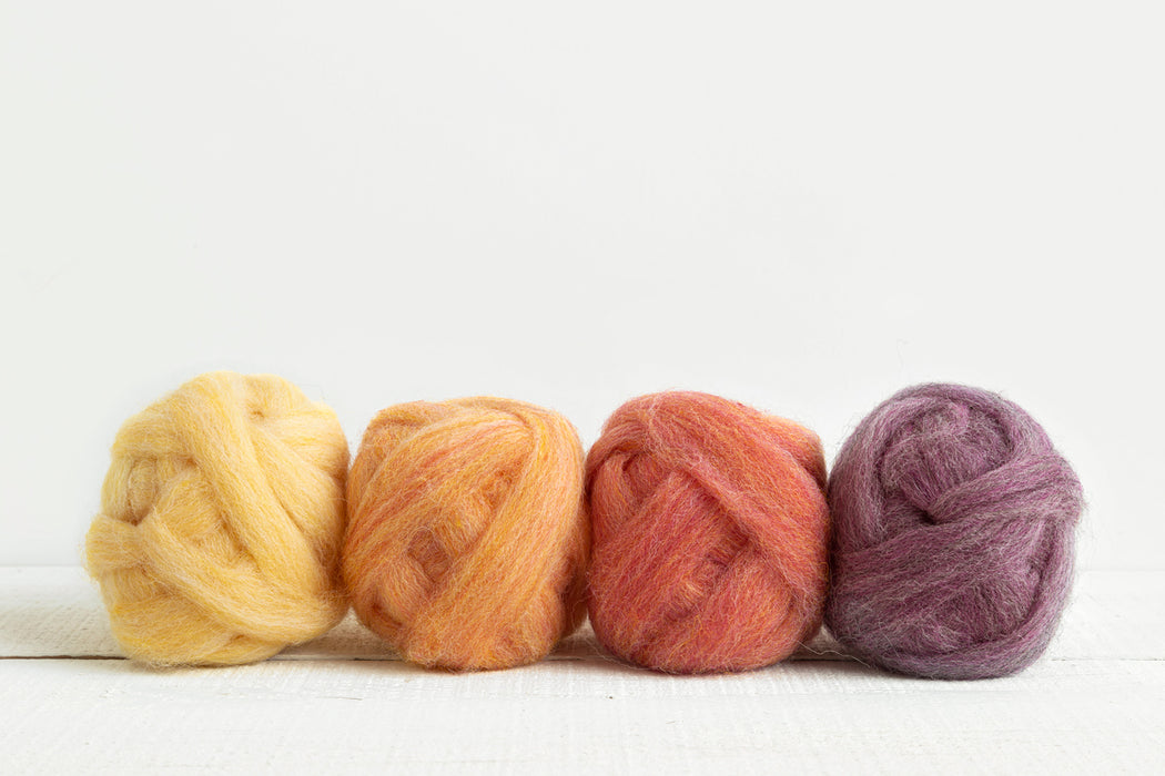 Wool Roving Set (Flora)