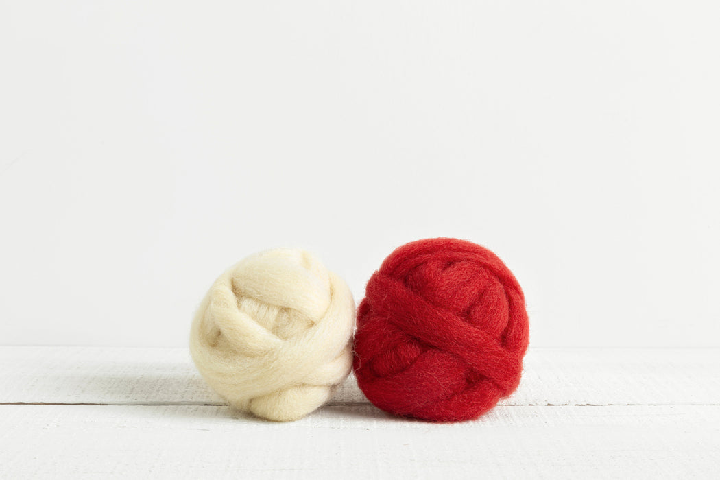 Wool Roving Set (Toadstool)