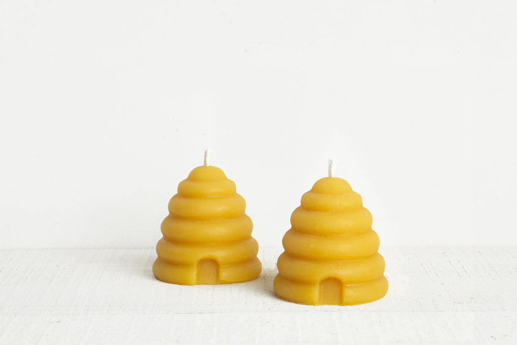 Beeswax Beehive Votive Candles