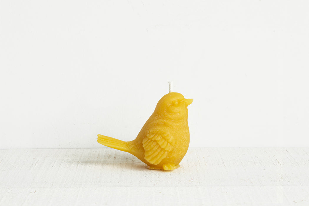 Beeswax Sparrow Candle