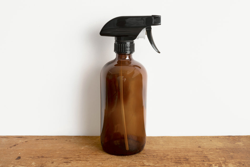 Glass Amber Spray Bottle (16 oz)