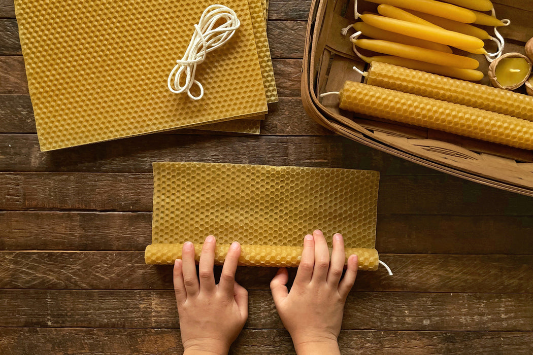 Hand-Rolled Beeswax Candle Making Kit